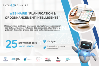 Webinaire : “Planification & ordonnancement intelligents ”